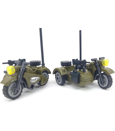 Amazon.co.jp: General Jim's WW2 ドイツ軍オートバイと取り外し可能な