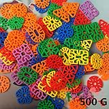 elibeauty Brain Flakes、500 g Snowflake建物Stacking BlocksプラスチックDisc早期教育Building Toysパズルブロックゲームギフトの両方の男