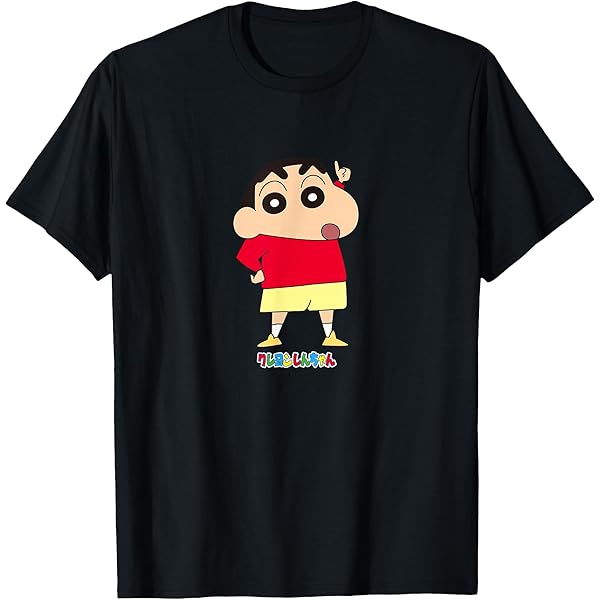 Amazon | クレヨンしんちゃん しんちゃんは人気者 Tシャツ | T