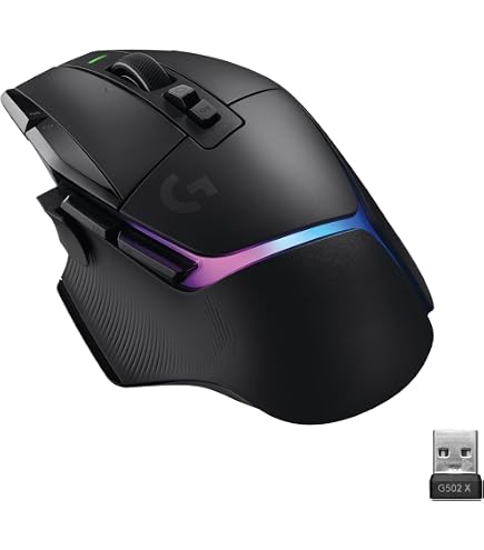 Logitech G502 X Lightspeed Wireless Gaming Mouse: Optical Switches