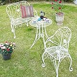 ロアンヌラウンドテーブル　3点セット