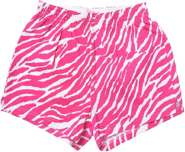 EIGHTIE'S Cheer Cheer Patterned Cheer Pan, Pink Zebra for Adults, Women, Pink, Eightys, Cheerleading, Practice Wear - 1