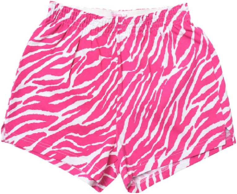 EIGHTIE'S Cheer Cheer Patterned Cheer Pan, Pink Zebra for Adults, Women, Pink, Eightys, Cheerleading, Practice Wear
