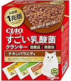Amazon | チャオ (CIAO) すごい乳酸菌 クランキー チキン味 190g×4袋