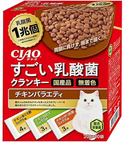 CIAOすごい乳酸菌クランキー　まぐろ　24本セット Amazon | CIAO(チャオ) すごい乳酸菌クランキー BOX かつお節