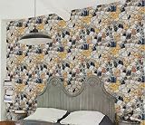 【Nanmara】重厚感のある 石目調 壁紙 シール はがせる 3D 壁紙シール リアルで立体的な 石 DIY 45cm×10m (No.1014)