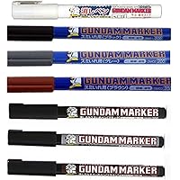 GSI クレオス ガンダムマーカー スミ入れペン 7本セット