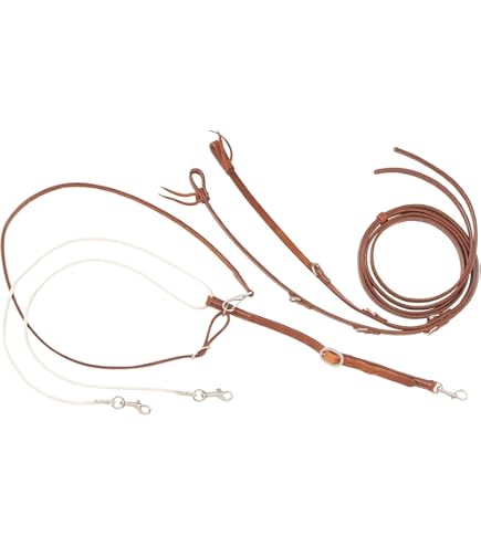 German Martingale Roper/barrel Style. Brown Leather. | Cuotas sin interés
