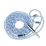 【CVJ Candy】Yinyoo 2PIN 0.78mm 4.4mmプラグリケーブル 400コア 2PIN 4.4mmプラグ イヤホンアップグレードケーブル イヤフォン交換ケーブル KZ KBEAR イヤホン適用 ZSTX/castor/ZSN Pro/ZSN PROX/ZS10 PRO/storm/TK01 イヤホン用（4.4mmプラグ含み）