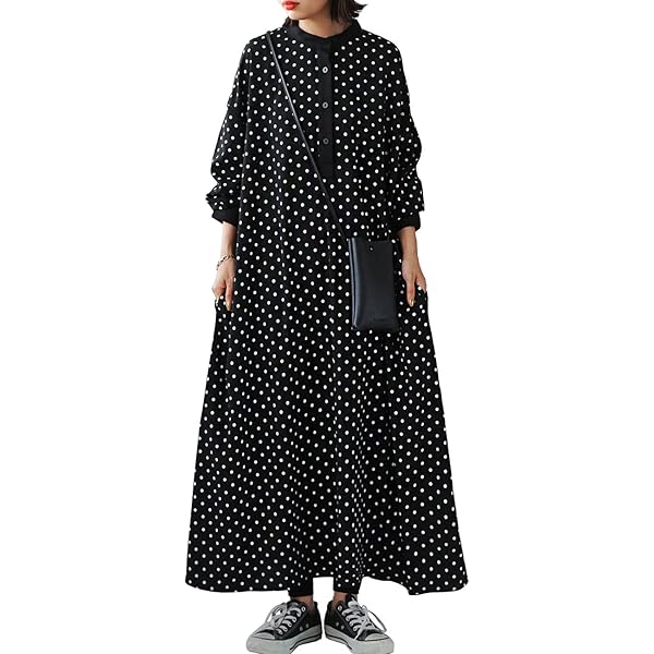 Amazon.co.jp: [antiqua] アンティカ ドット ワンピース