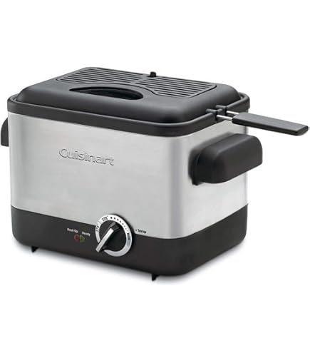 Amazon.co.jp: CuisinartコンパクトDeep Fryer 2クォート メタリック