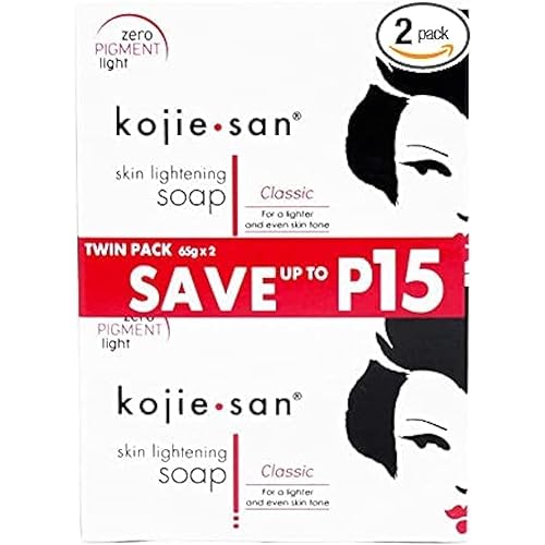 2x 65g Kojie San Soap Bar - Original Skin Lightening Kojic Acid Bars