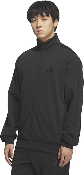 adidas Men's Must Hub 3-Stripes Track Top Jersey Top - 1