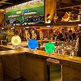 Fashionwu 3d印刷成形7 Color Changing Footballランプギフト、タッチスイッチPatランプ Diameter 20cm PHO_04PIB3ZR