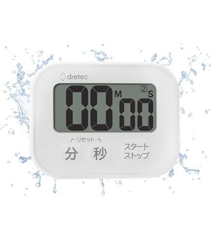 Amazon｜猫のダヤン 時計付防水タイマー キャンディ｜キッチンタイマー