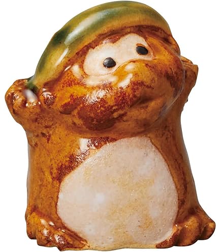 Amazon.co.jp: 信楽たぬき 開運お願い狸 7号 [21 x 15 x 22cm] 信楽焼