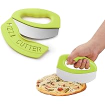Amazon | Coollooda ピザカッター ステンレス製 ピザナイフ 安全ケース