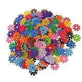 ノーブランド品 ２セット　積み木　スノーフレーク　スプライシング　空間知能の開発　バッグ収納　楽しい　知育玩具　プレゼント