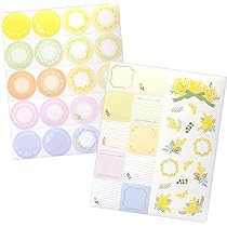 Amazon | クローズピン 二つ折り色紙 ミモザ SC16351 | 色紙 | 文房具