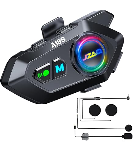 Amazon.co.jp: バイク インカム 2人同時通話 インカム バイク用 IP67 