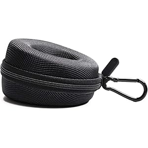 Idealmuzik 腕時計携帯ケース 腕時計 収納ケース ドーナツ型 高級ウォッチボックス 黒マット 出張 旅行にも便利 携帯ケース Watch case