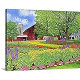 Thelma冬プレミアムシックラップキャンバス壁アート印刷題名アーミッシュFarmyard 40" x 30" 2387891_24_40x30_none