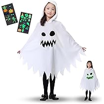 Amazon.co.jp: [Buoniganuo] ハロウィン コスプレ 子供 蛍光効果 幽霊