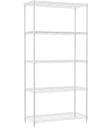 ドウシシャ5段 スチールラック幅90×奥行46×高さ180cm 耐荷重400kg Amazon｜Yaheetech スチールラック本体 メタルラック 5段 幅90