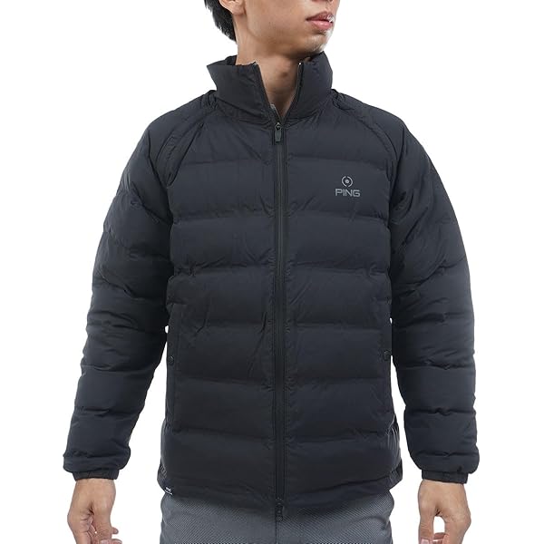 Amazon | [ピン アパレル] メンズ 中綿 フルジップブルゾン (ピン