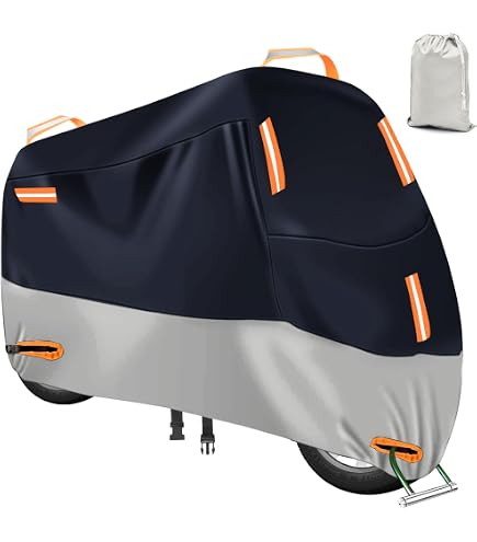 Amazon | バイクカバー 原付カバー 420D厚手 防水・耐熱・溶けない