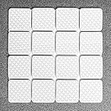 Tatkraft Martin家具正方形自己粘着フェルトパッド20 x 20 mm Heavy Duty椅子床プロテクター( 32個のセット