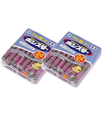 Amazon｜ボンスター 日本製 たわし ロールパッド 36個入×2個セット
