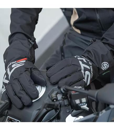 Amazon | コミネ(KOMINE) バイク用 グローブ 完全防水レインオーバー