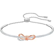 Lifelong Bow Y字型ネックレス リボン, ホワイト, ミックスメタル Lifelong Bow ネックレス, リボン, ホワイト, ミックスメタル
