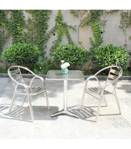 ジゼル クン アルミ 4脚 スタッキング ガーデンチェア イス 椅子