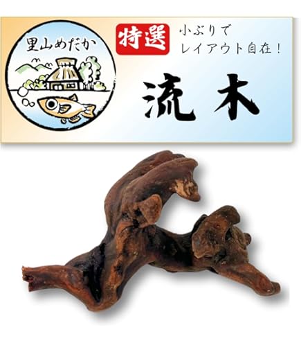 Amazon | 30cm水槽用 流木3本セット（ナチュラル色）【AQUASHOP