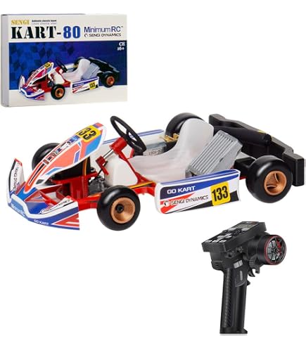 Amazon.co.jp: ミニラジコンカー MinimumRC Sengi Kart-80 RCカート 低