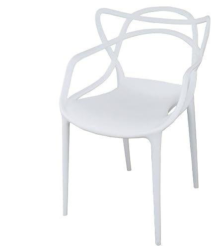 Amazon｜Kartell ダイニングチェア グロッシーホワイト W41/D50/H85