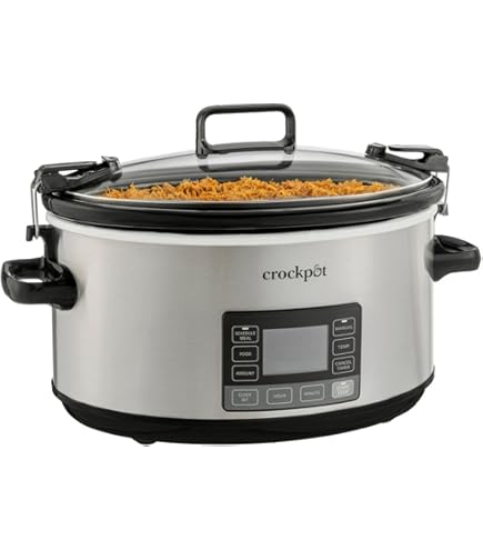 Amazon | Crock-Pot ラージ 8クォート プログラム可能 スロー