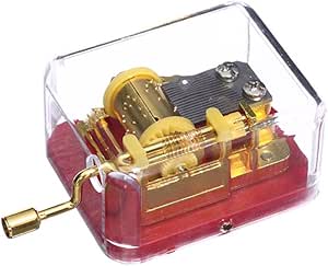 Amazon ラグジュアリー Laxury ラグジュアリー 手回し式 オルゴール 曲 エルフェンリート リリウム 商品番号 Sy002 金メッキ ムーブメント 1セット レッド オルゴール おもちゃ