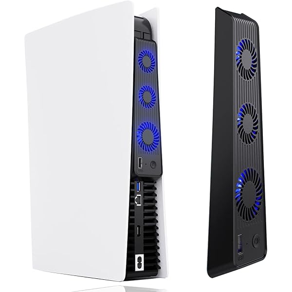 Amazon.co.jp: PS5 冷却ファン PS5スリム 専用 ライト USBポート付き