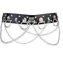 leather chain belt