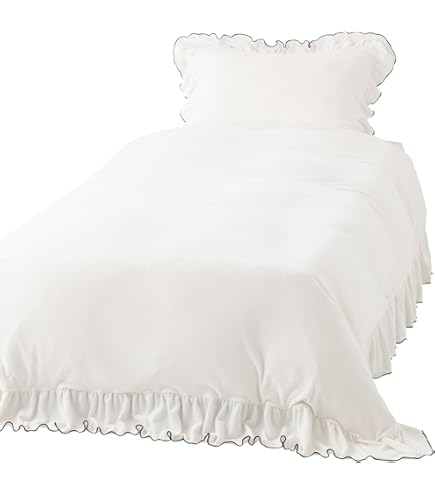 Amazon｜Francfranc フランフラン ギャザーリボン 掛け布団カバー