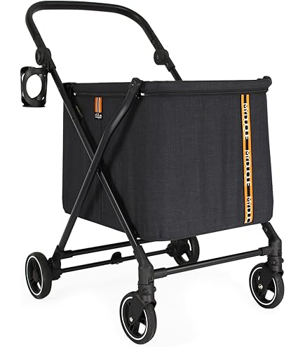 Amazon｜折りたたみ式ショッピングカート ショッピングトロリー 容量70