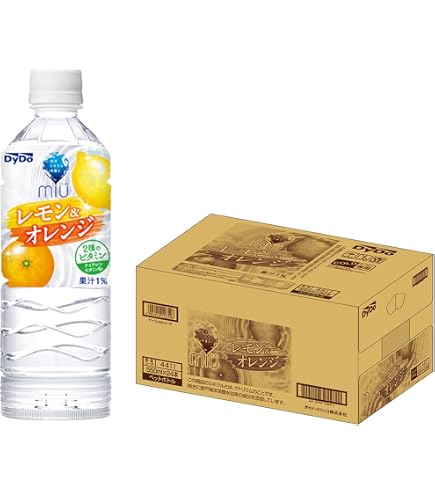 Amazon.co.jp: ダイドー ミウ レモン＆オレンジ PET 550ml×24本入