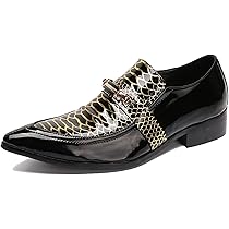 【新品】キツネ柄オペラシューズ Amazon | [GUREITOJP] オペラシューズ ローファー メンズ