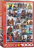 ジグソーパズル 1000ピース ユーログラフィックス 王立カナダ騎馬警察 コラージュ 6000-0777