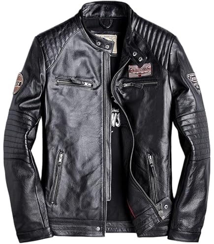 Amazon | カドヤ(KADOYA) バイク用レザージャケット FPS-1 ブラック 3L