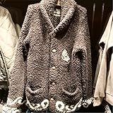 ディズニー パイレーツオブカリビアン ミッキー フワフワ カーディガン ジャケット黒 アウター