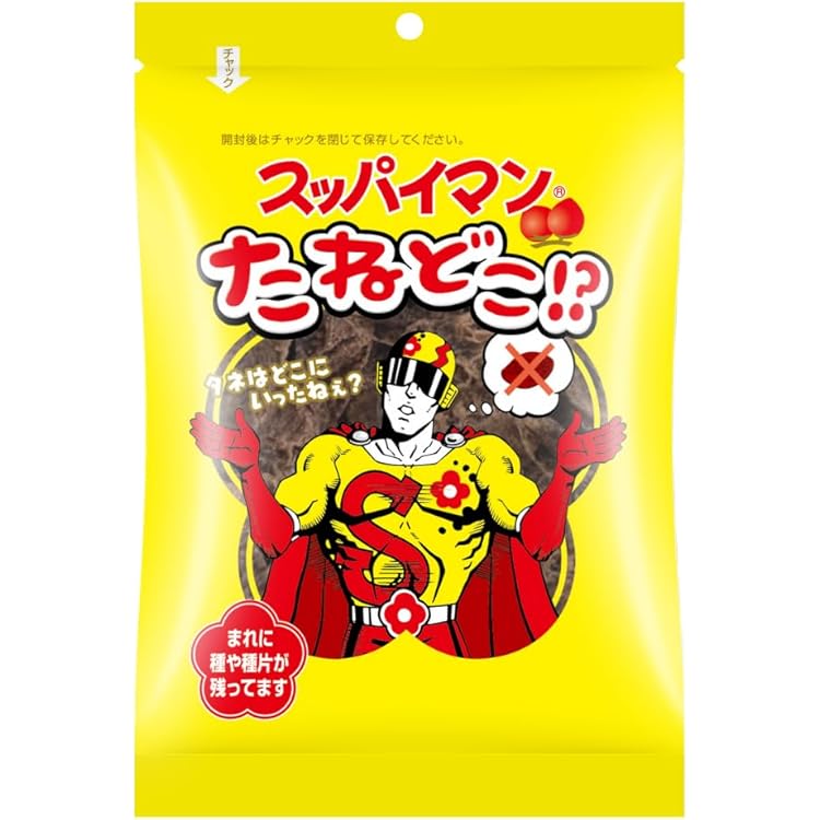 Amazon.co.jp: スッパイマン 甘梅一番 大袋 180g ×3袋 : 食品・飲料・お酒